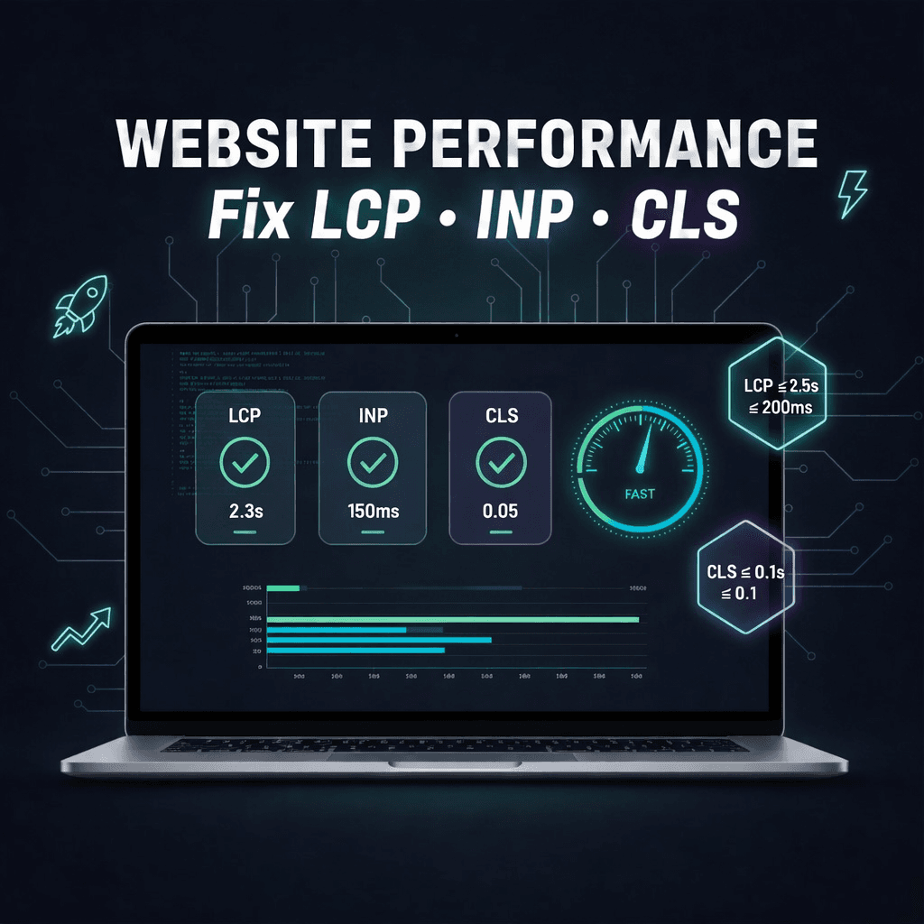 Website Performance Optimization (Fix LCP, INP & CLS) - 2026